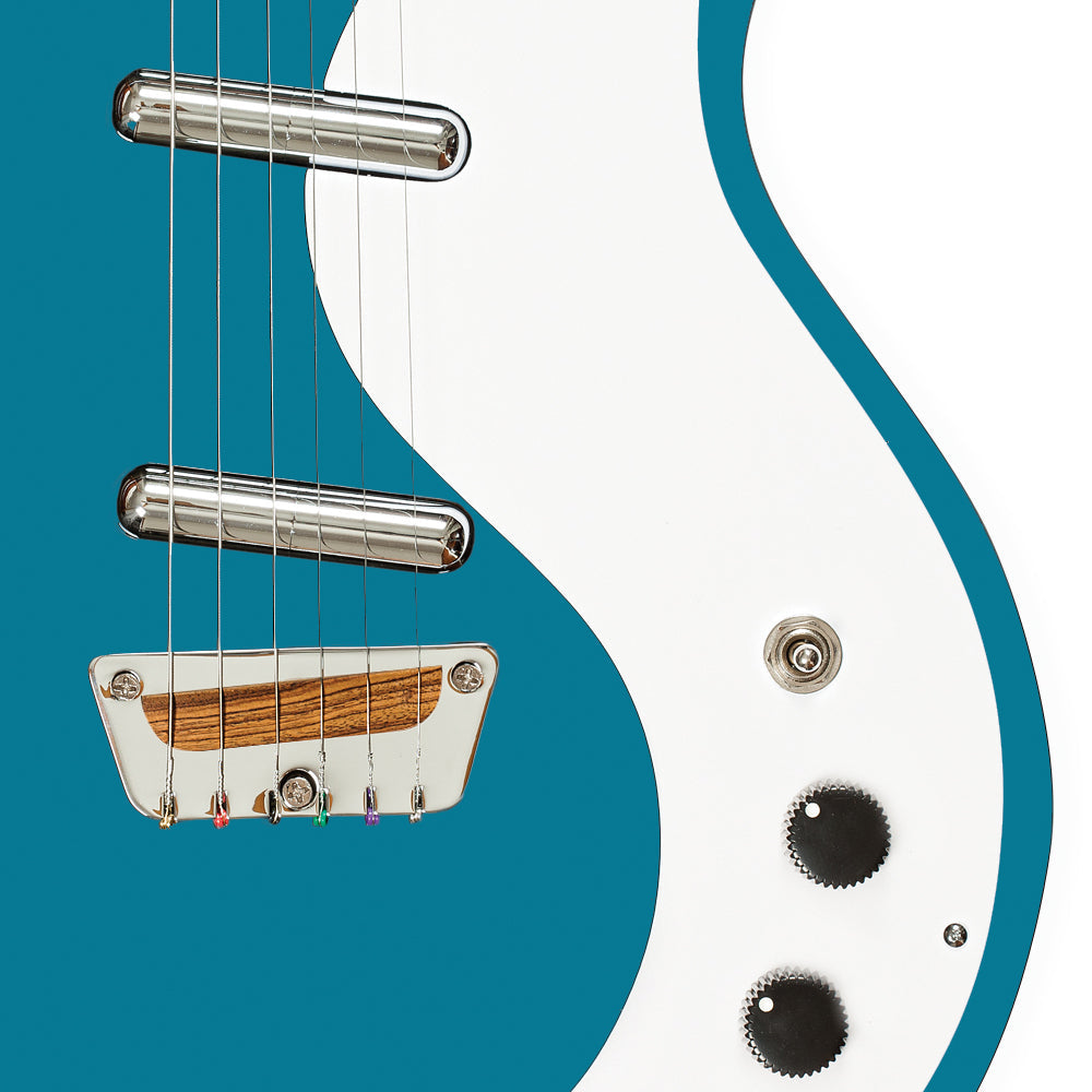 Danelectro The 'Stock '59' Electric Guitar ~ Aquamarine – Badlands 