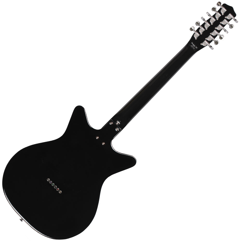 Danelectro 59X 12 String Guitar Gloss Black Badlands Guitars