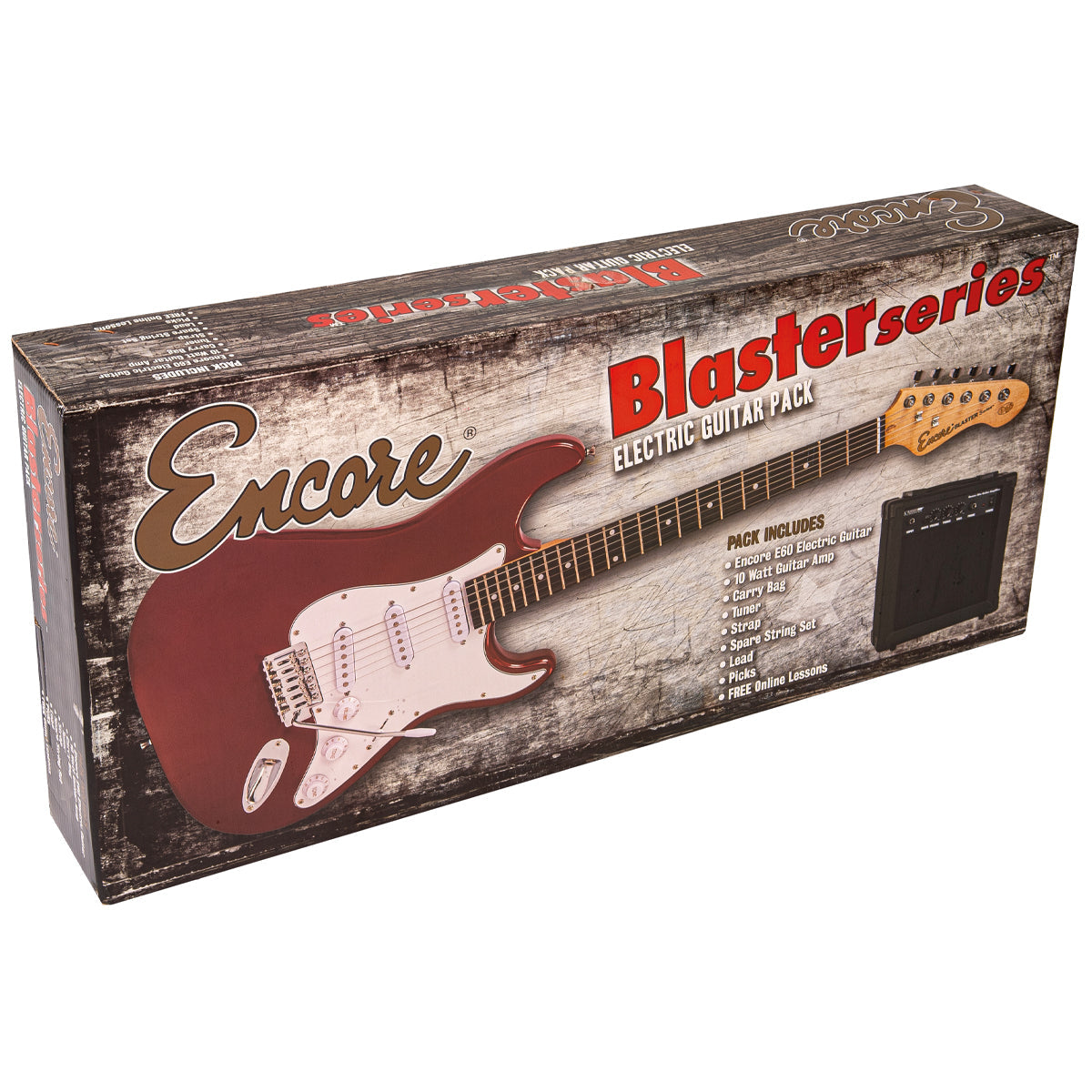 Encore Blaster E60 Electric Guitar Pack ~ Gloss Red