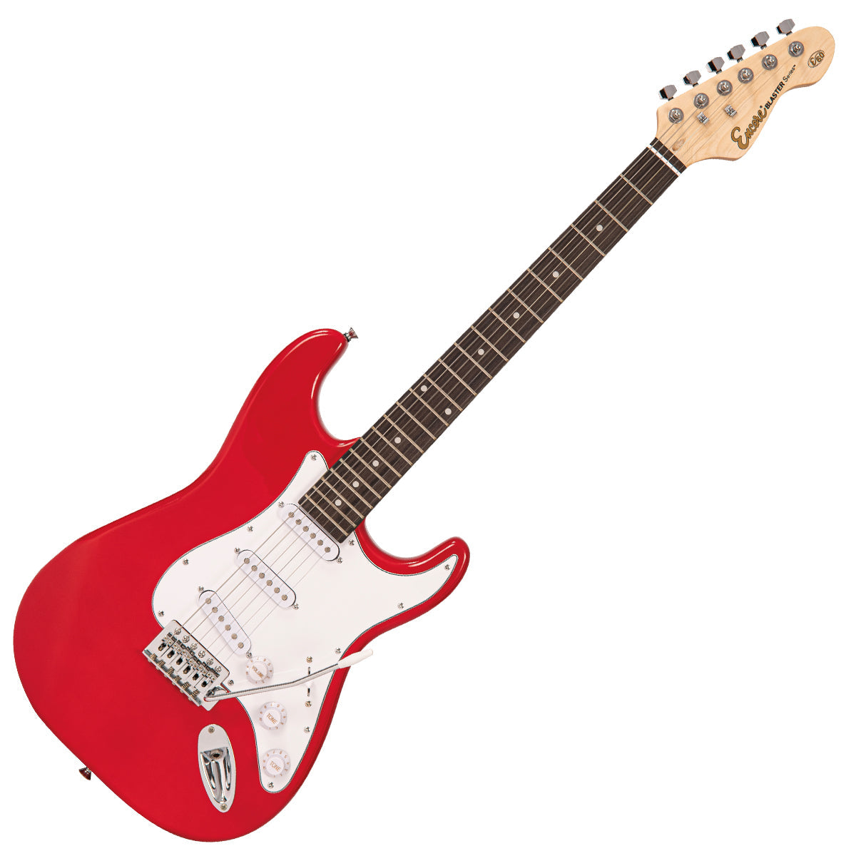 Encore Blaster E60 Electric Guitar Pack Gloss Red Badlands