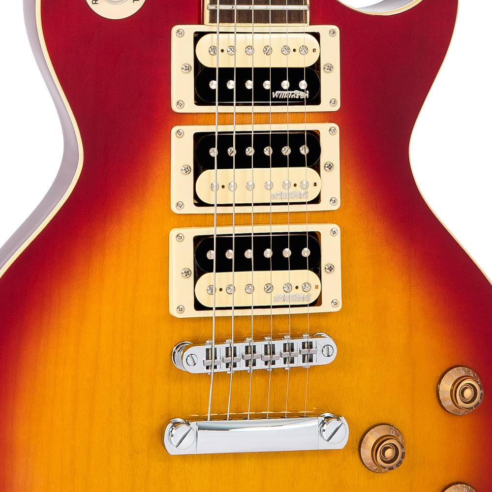 Vintage V1003 ReIssued 3 Pickup Electric Guitar ~ Cherry Sunburst