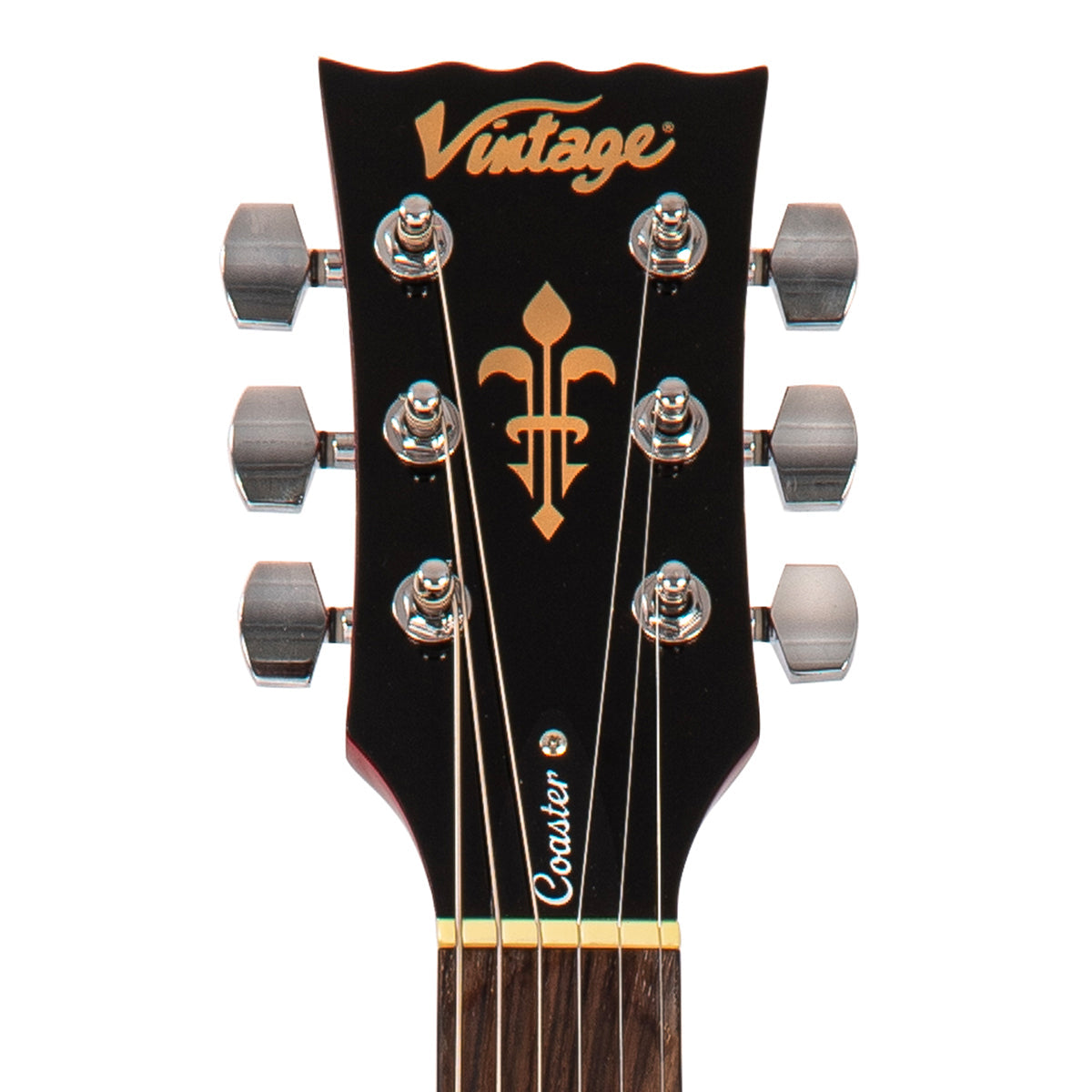 Vintage V10 Coaster Series Electric Guitar ~ Cherry Sunburst