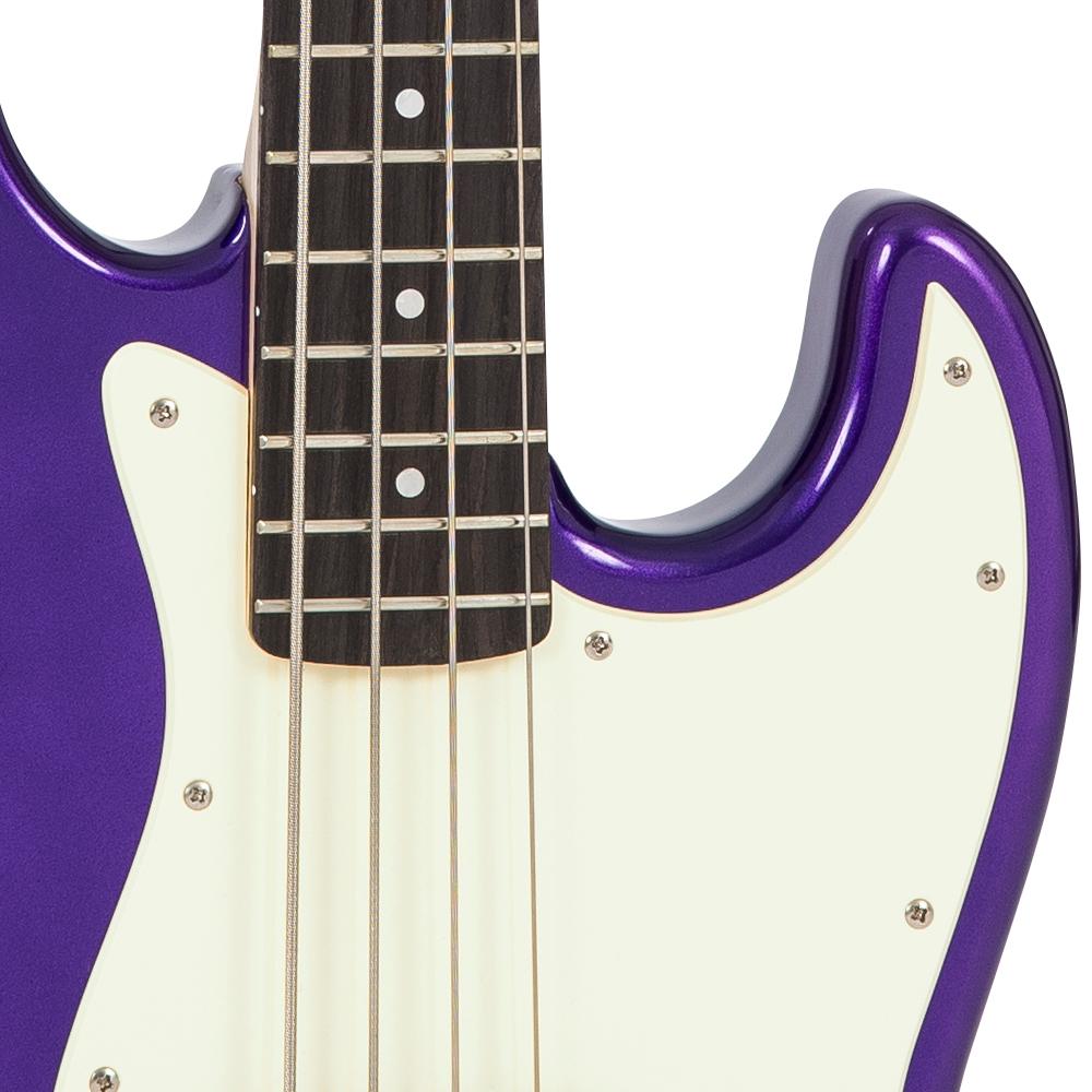 Vintage VJ74 ReIssued Bass Guitar ~ Purple