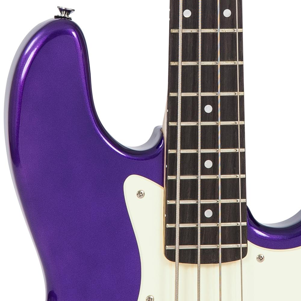 Vintage VJ74 ReIssued Bass Guitar ~ Purple
